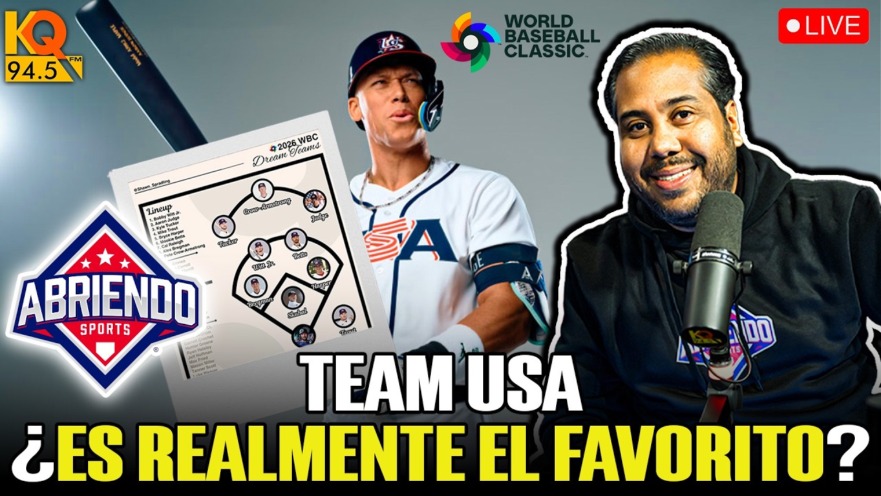 🔴EN VIVO: TE DECIMOS PORQUE TEAM USA NO ES EL FAVORITO PARA EL CLÁSICO MUNDIAL DE BASEBALL 😱