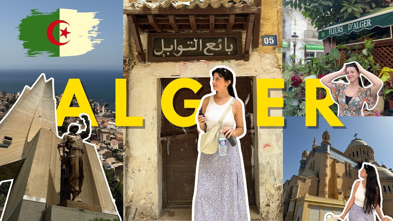 Je vous emmène à Alger,  la capitale de l'Algérie ! Mémorial du Martyr, Casbah, Grande Mosquée ...