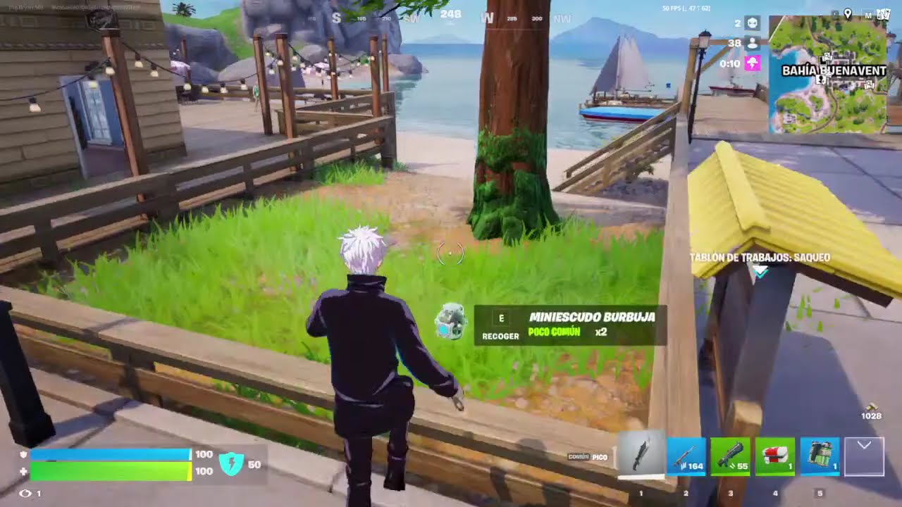 Jugando fornite, entra y juega