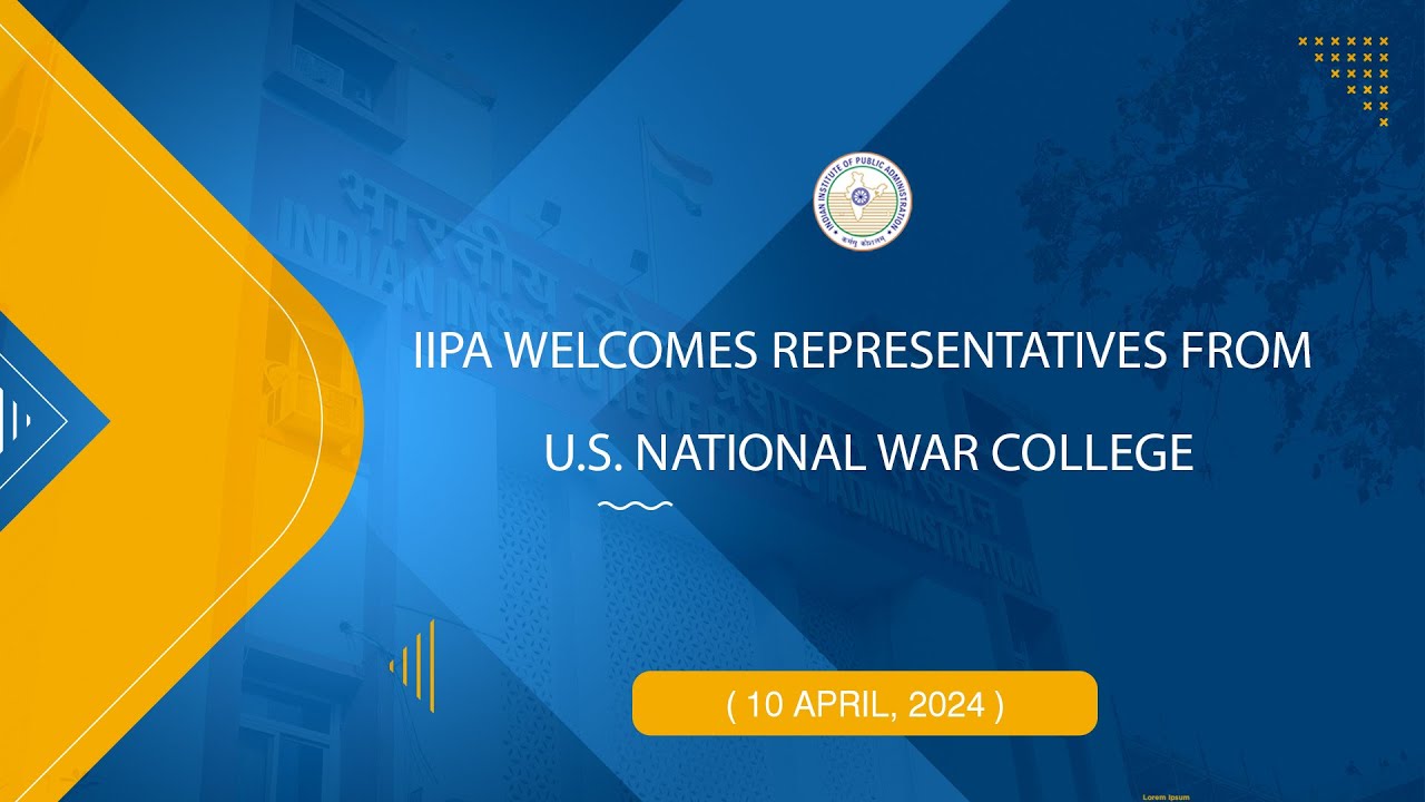 #Events@IIPA | IIPA welcomes representatives from US National War  College