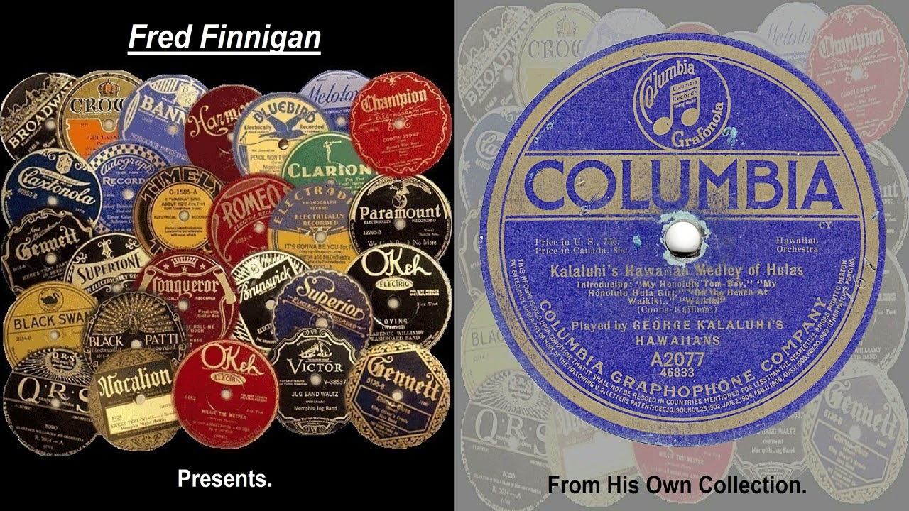 George Kalaluhi's Hawaiians - Kalaluhi's Hawaiian Medley Of Hula's(1916)