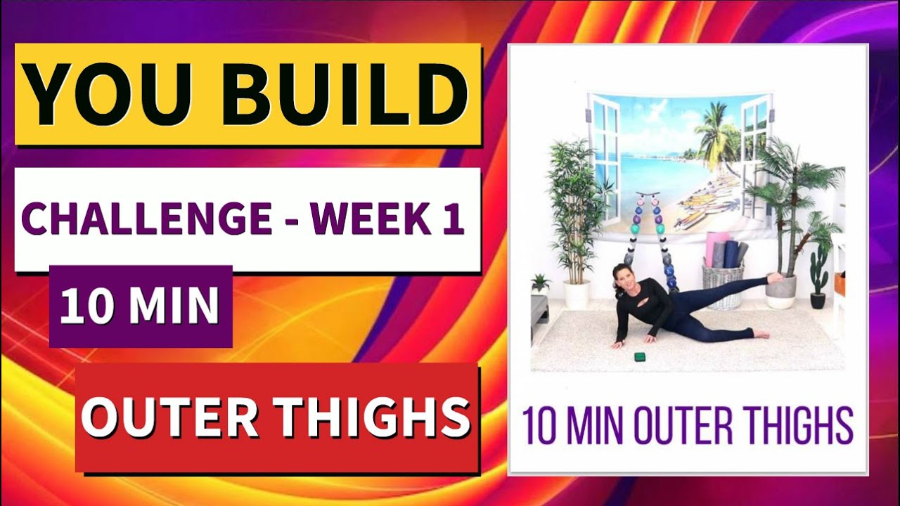 10 Min Outer Thighs Mat Workout - BARLATES BODY BLITZ You Build Week 1 - OUTER THIGHS