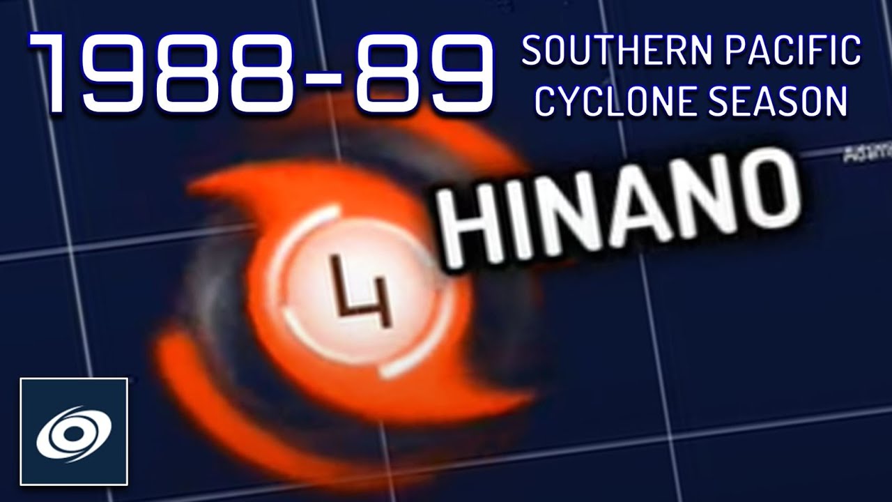 1988-89 South Pacific Cyclone Season Animation