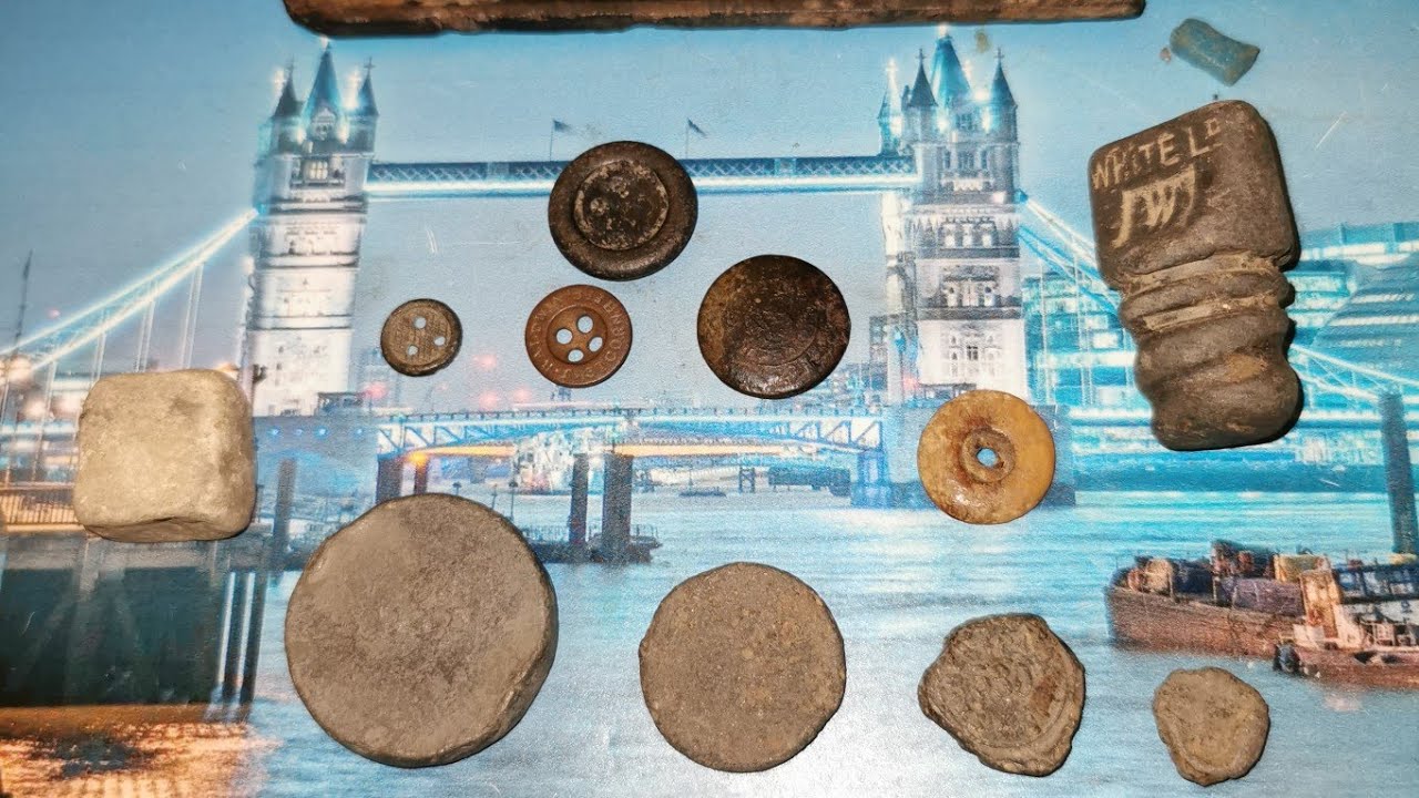 Mudlarking the River Thames Foreshore with some great finds