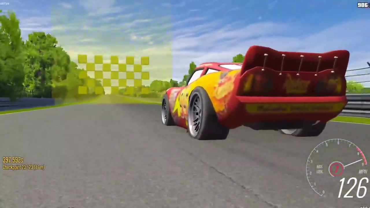 Nurburgring Nordschleife Lightning McQueen Hotlap | Cali Racing Hotlaps