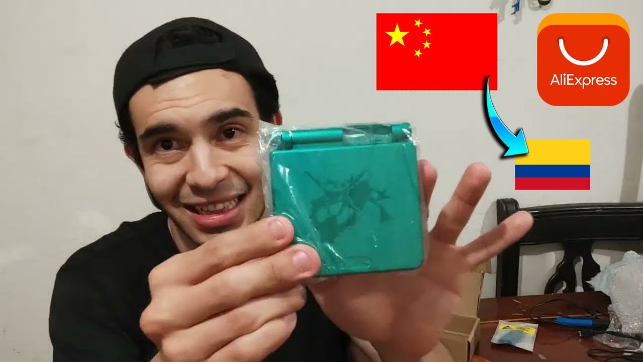 Compré una carcasa edición especial de Rayquaza para la Gameboy Advance SP en Aliexpress + Unboxing