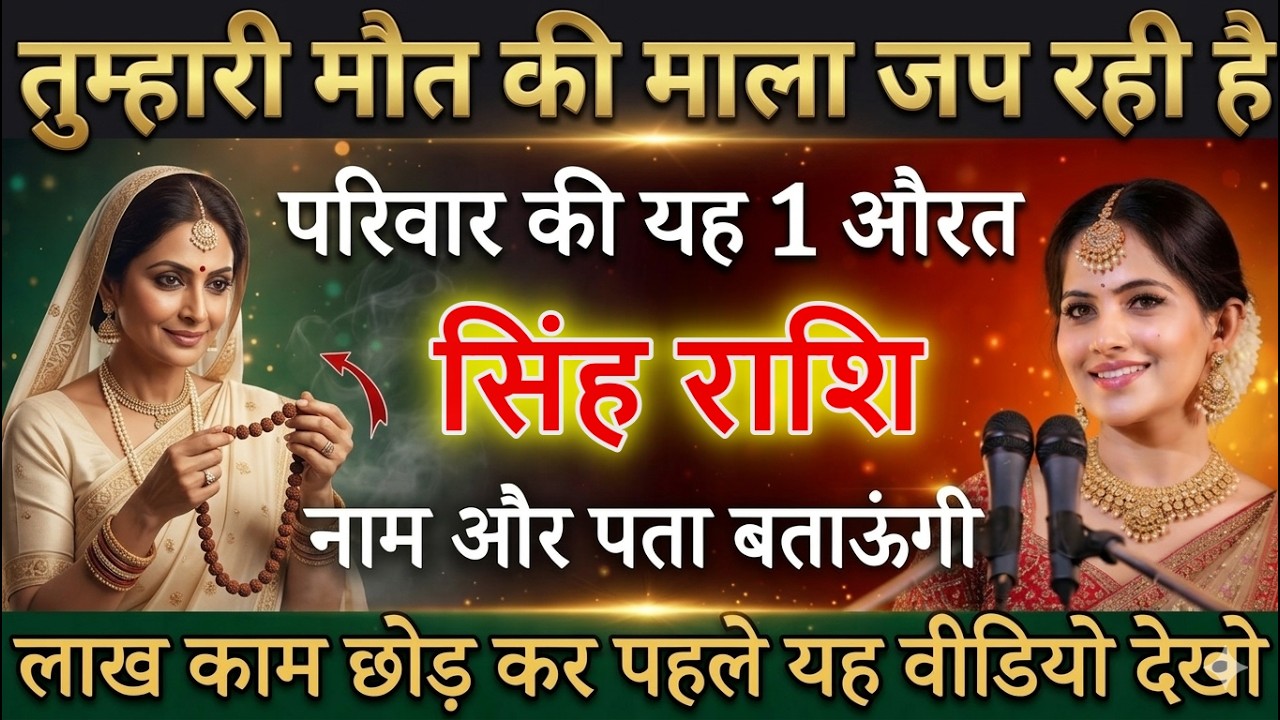 सिंह राशि 11 मार्च 2026 तुम्हारी बर्बादी की माला जप रही है परिवार की यह औरत,अभी नाम जानलो