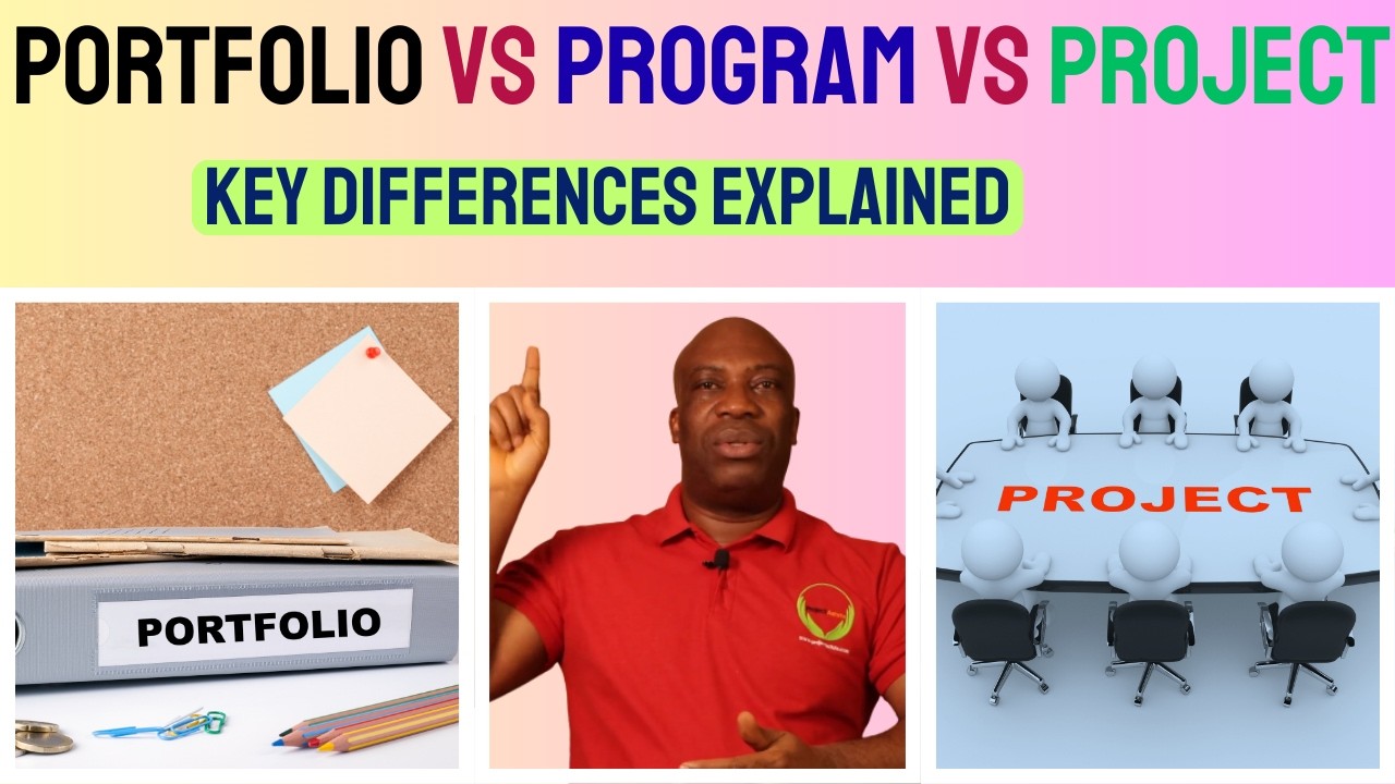 Why you Should Know the Difference Between a Portfolio, Program, and Project in Project Management.