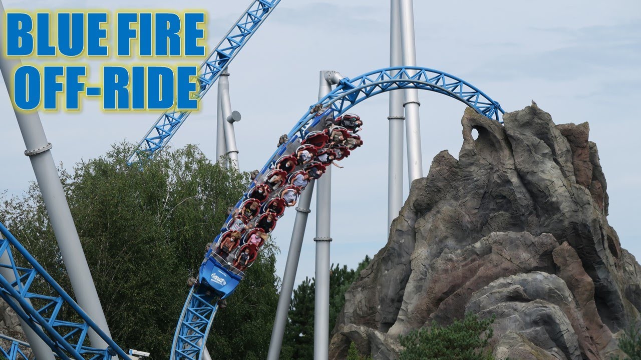 Blue Fire Off-Ride Footage, Europa Park Mack Launch Coaster | Non-Copyright
