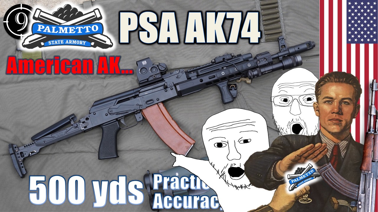 Мертвы ли АК американского производства? PSA AK74: стрельба на 500 ярдов [Практическая кучность]