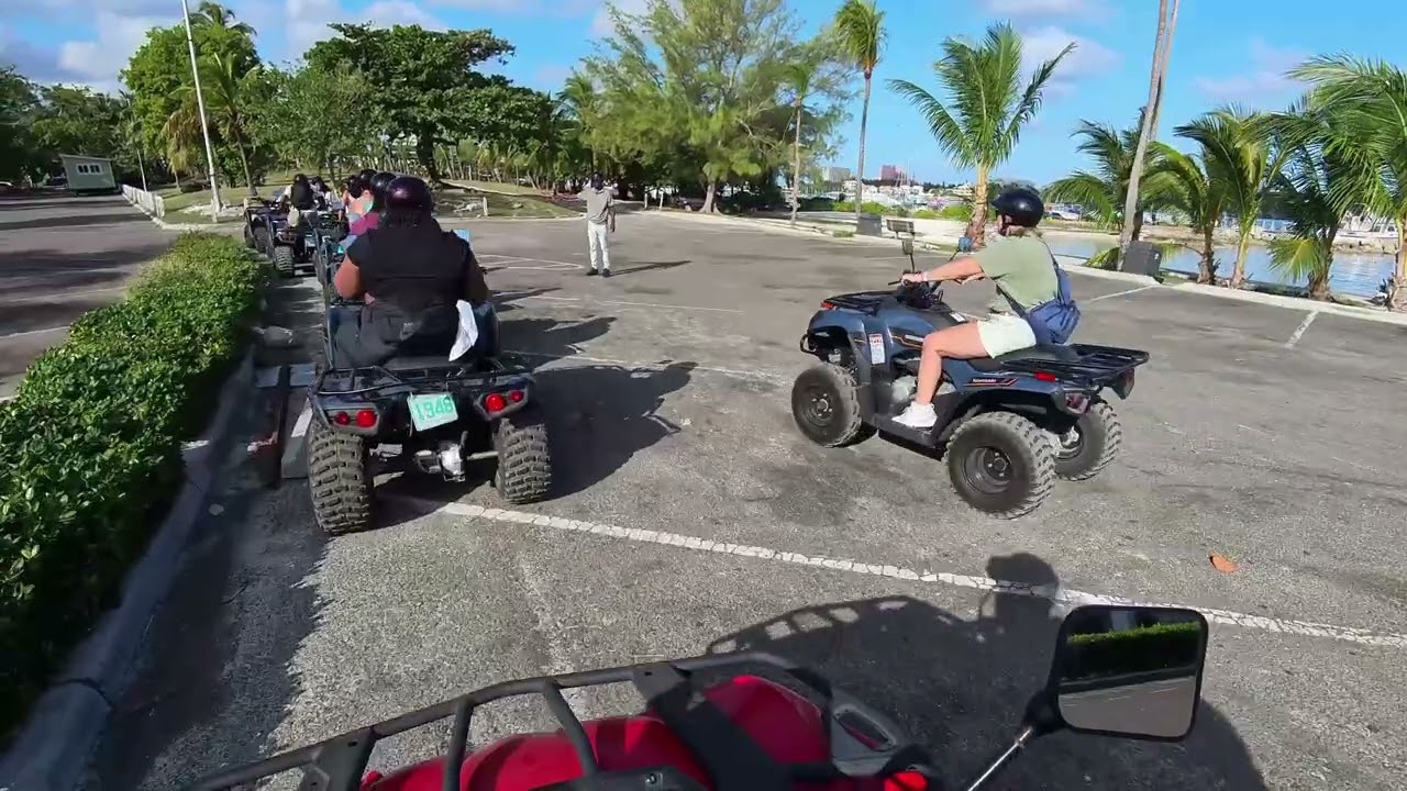 ATV Ridinng Nassau, Bahamas