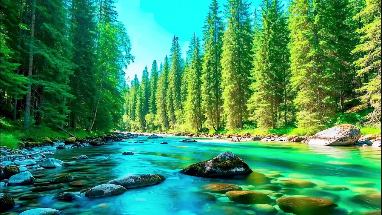 Relaxing River Sound for Deep Sleep | Health Boosting Ambience for Peaceful Rest