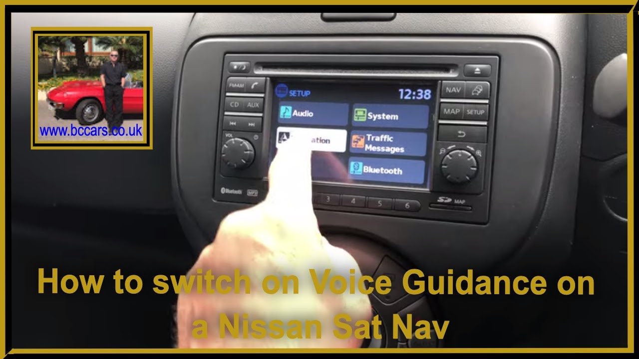 How to switch on Voice Guidance on Nissan Sat Nav