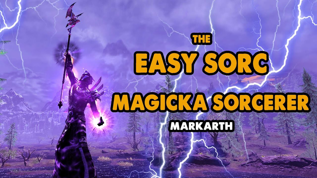 ESO - The One & Only, EASY SORC! - Magicka Sorcerer build - (Markarth DLC)