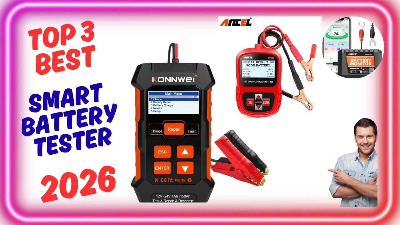 Top 3 Best Smart Battery Tester of 2026  On AliExpress