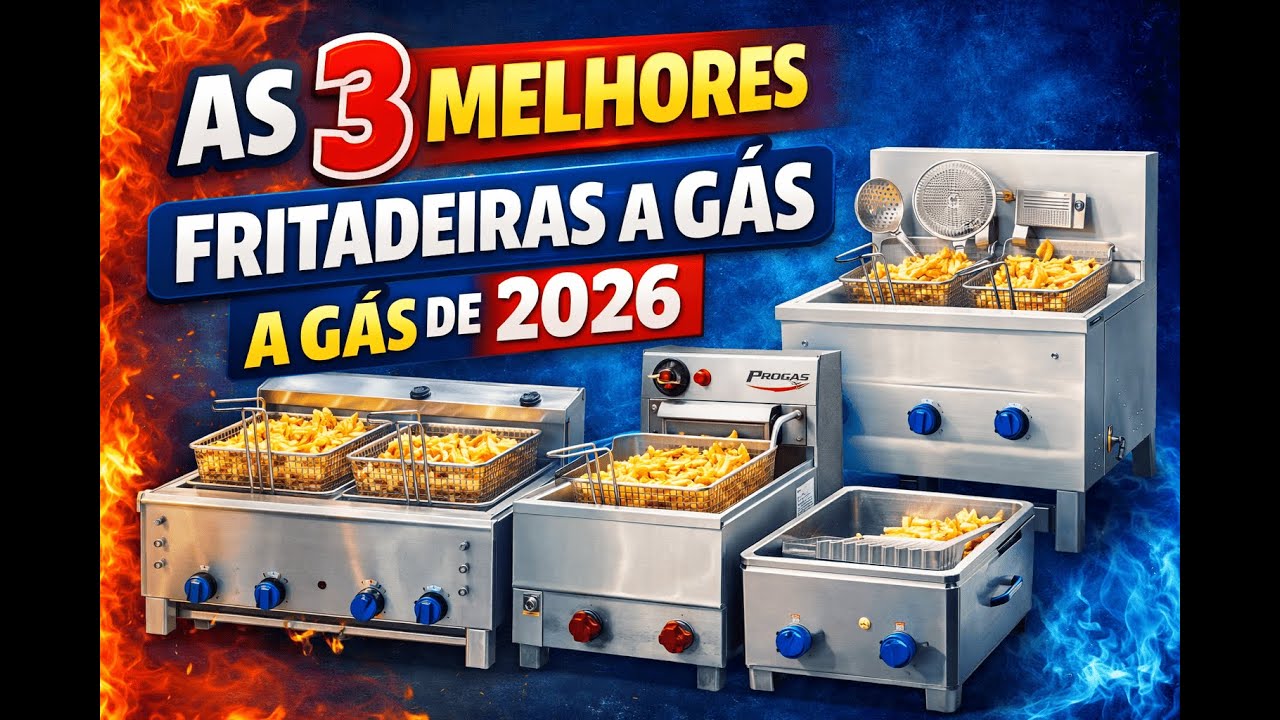 As 3 Melhores Fritadeiras a Gás de 2026