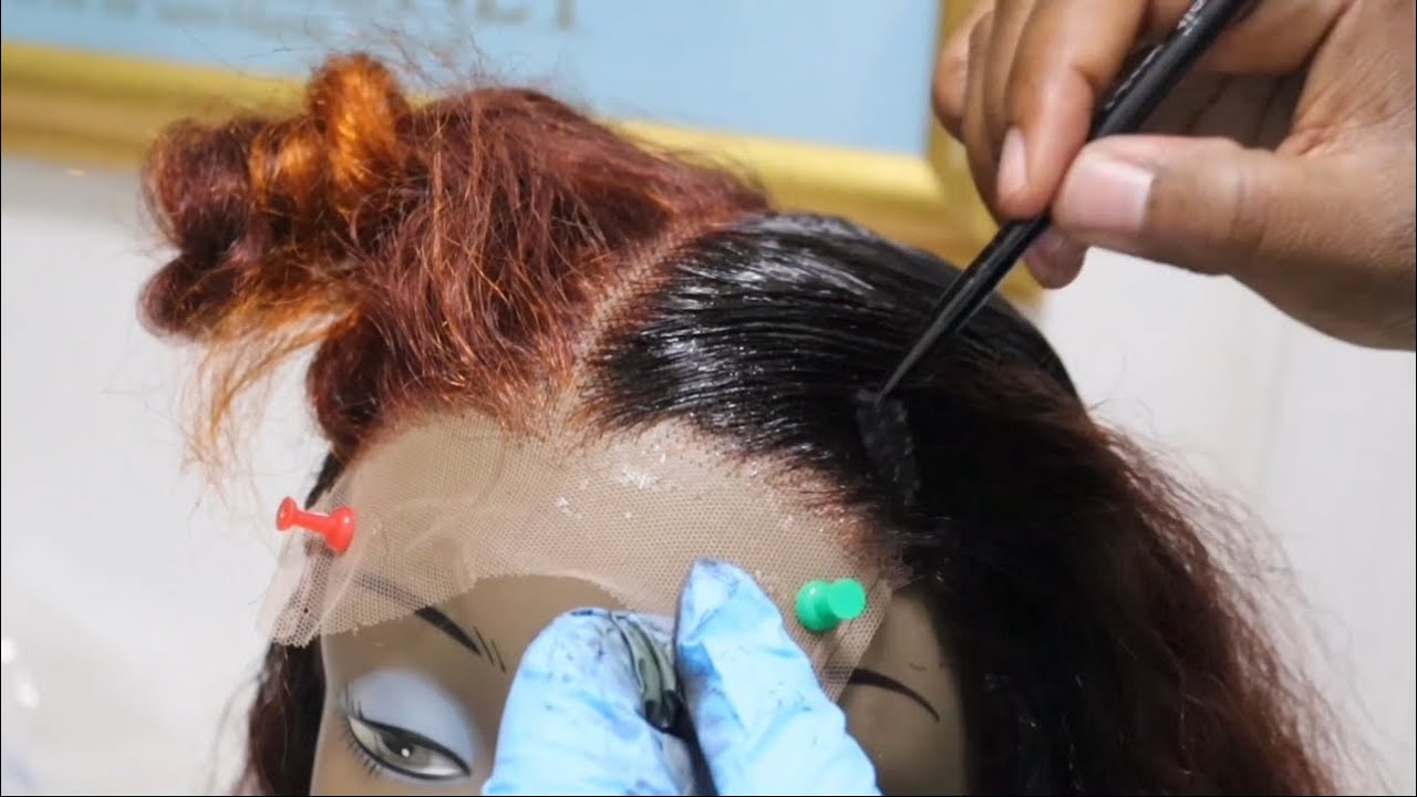 How to create Black roots on a colored wig