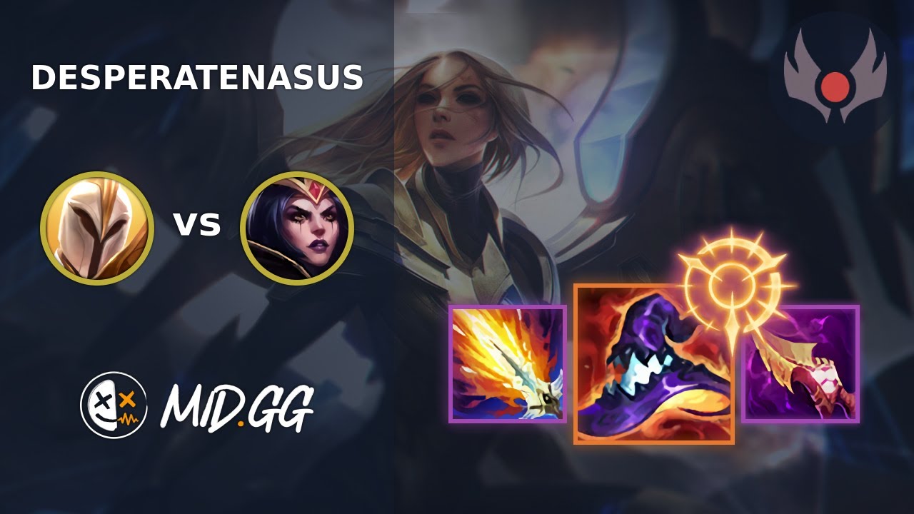 MID.GG: [ DesperateNasus ] Kayle MID vs LeBlanc | EUW GRANDMASTER | LOL Season 2025