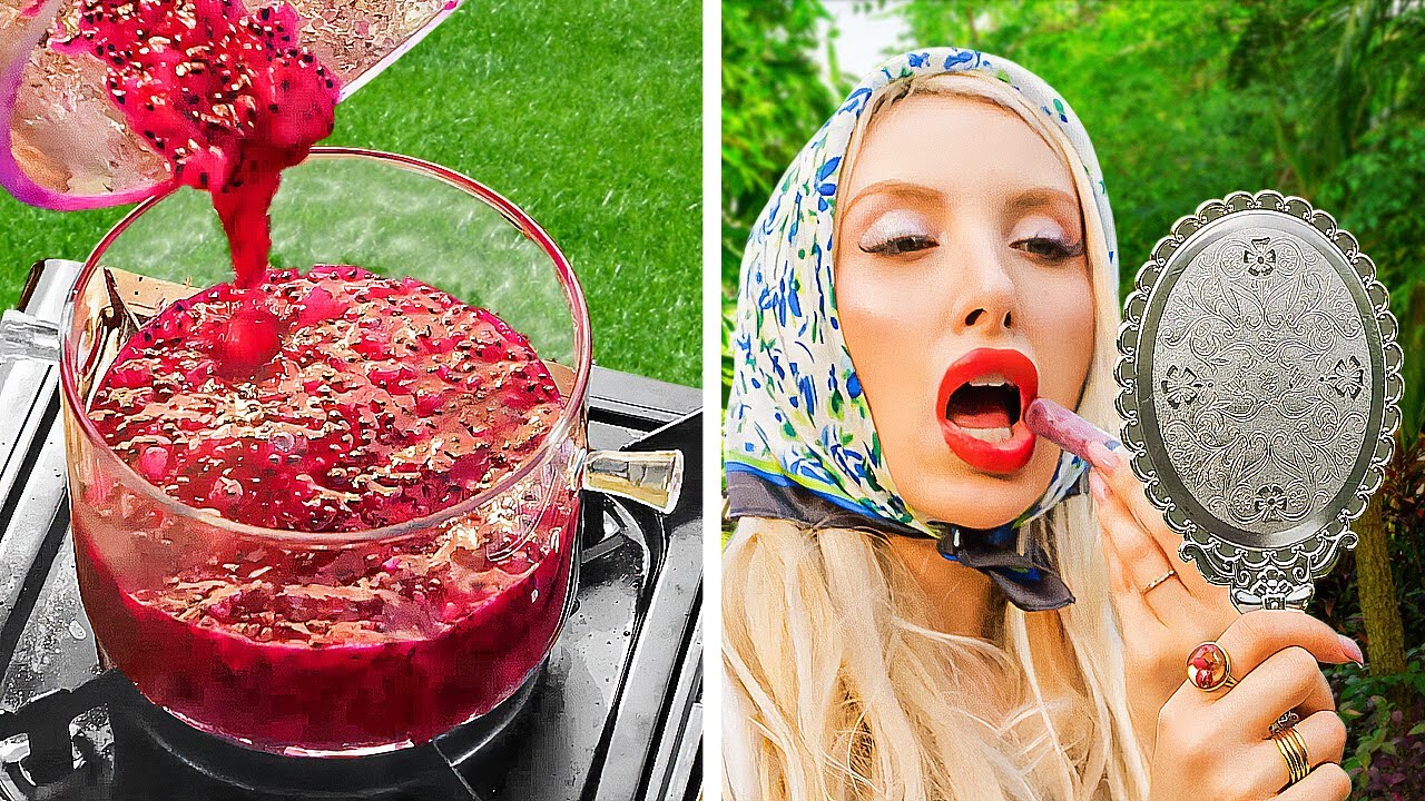 Fa&ccedil;a batom e blush NATURAIS com rosas e cactos em casa!