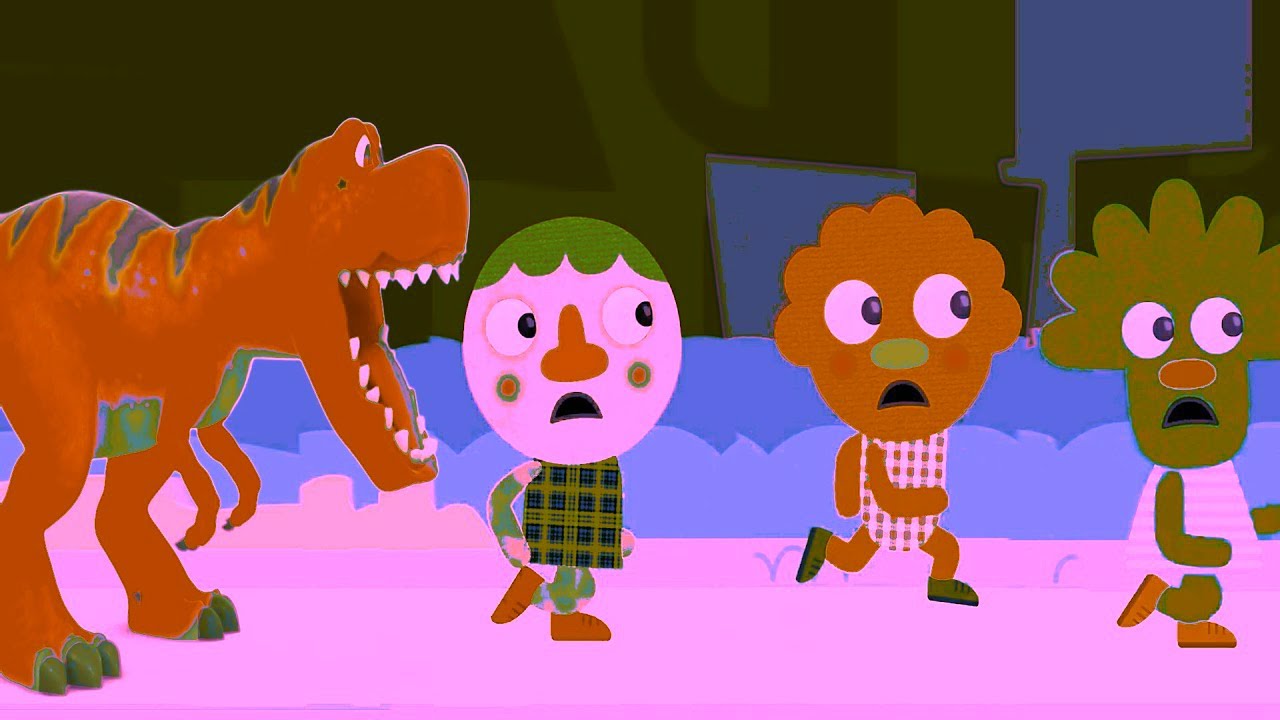 Dinosaur Roarrrrr! Run PART 2 | Noodle & Pals | Sparta pitch effects sponsored by Preview 2 Effects
