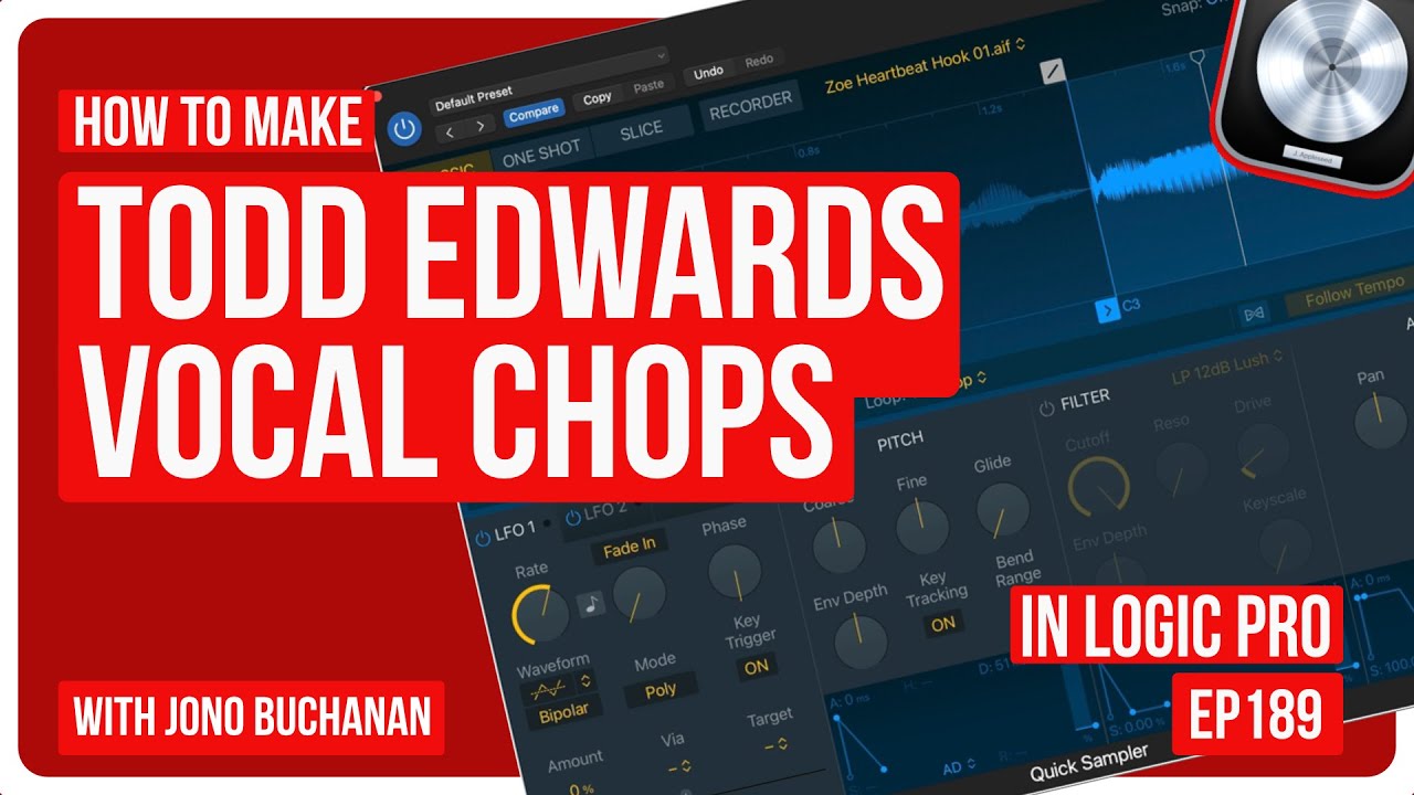 Logic Pro: How to make Todd Edwards Vocal Chops