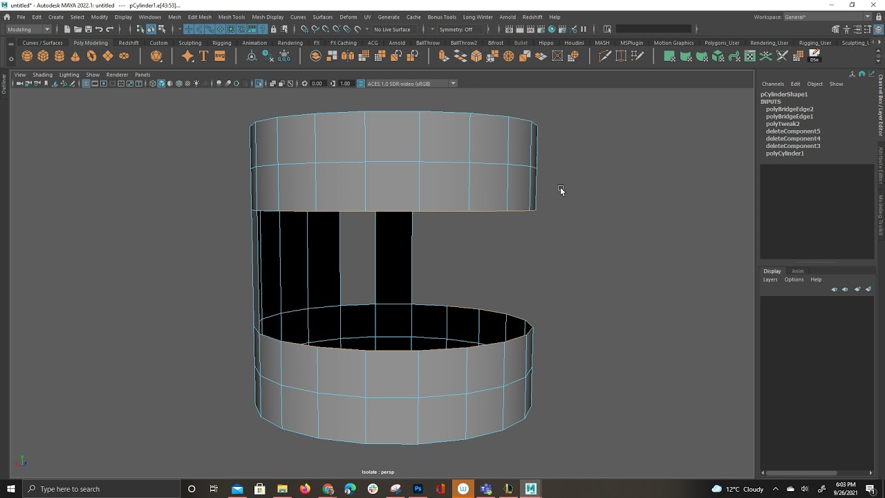 Bridge Tool, Fill Holes, Append to Polygon