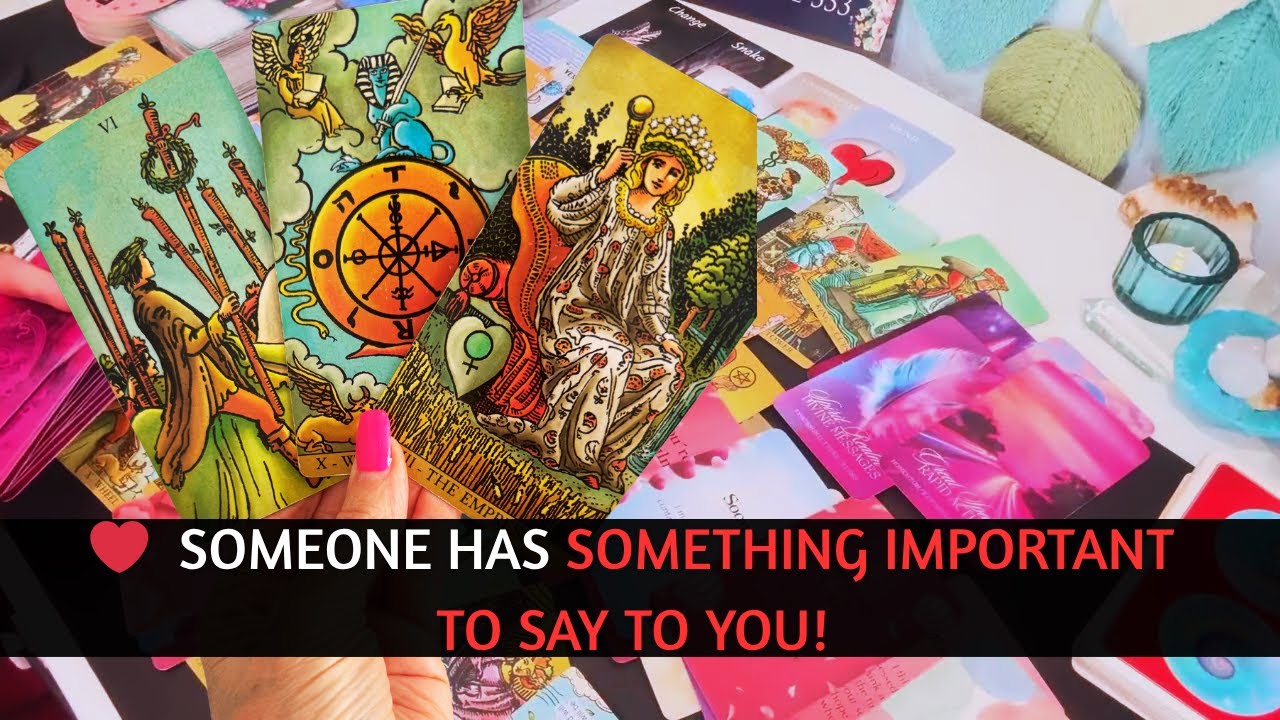 ❤️ SOMEONE HAS SOMETHING IMPORTANT TO SAY TO YOU!  #tarot #soulmate #love #lover #truelove
