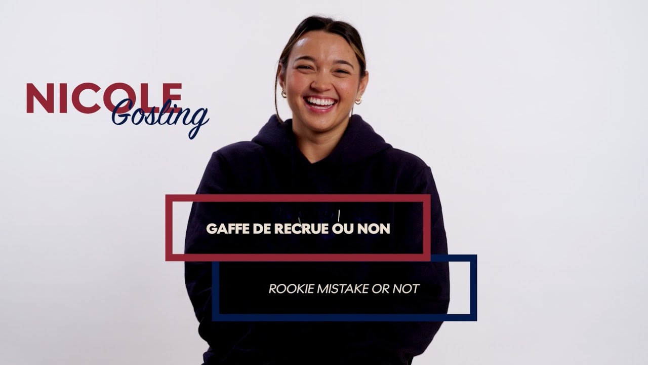 Gaffe de recrue | Rookie mistake