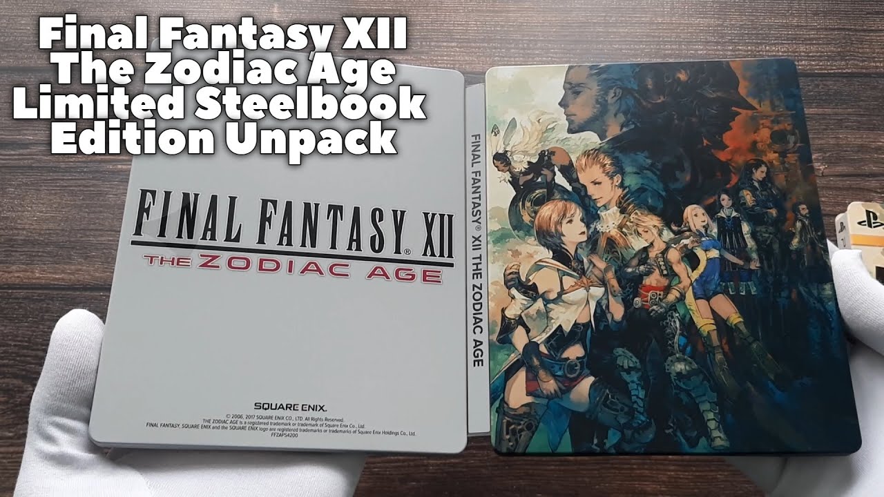 Final Fantasy XII The Zodiac Age. Limited Steelbook Edition. Playstation 4.