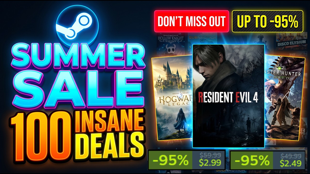 These 100 Steam Summer Sale Deals Are Actually Insane!