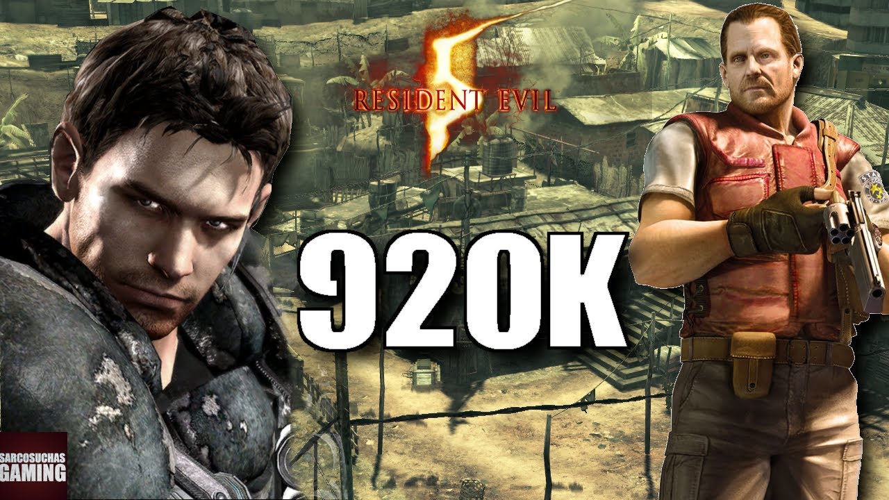 RE5 PC 60fps Mercenaries Reunion - Barry/Chris HM - Public Assembly - 920k