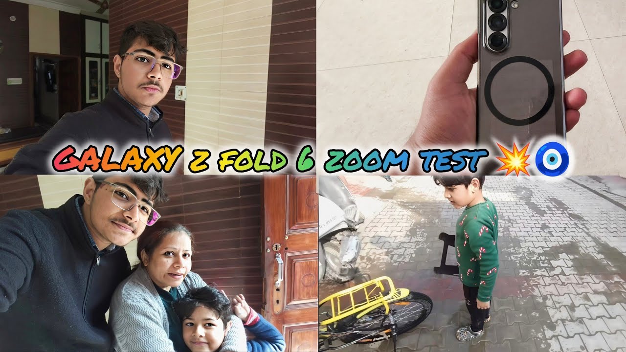 SAMSUNG GALAXY Z FOLD 6 Camera ZOOM TEST 💥