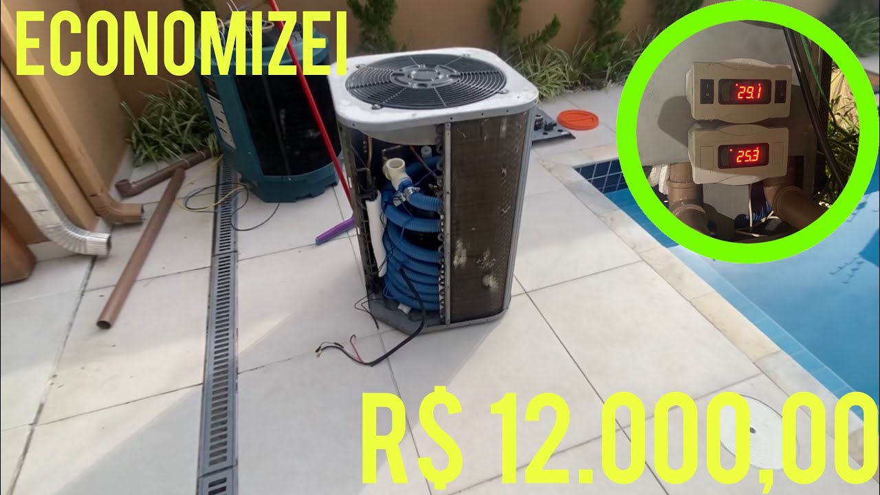 Economizei 12mil reais fazendo um aquecedor Trocador de calor Caseiro para minha piscina