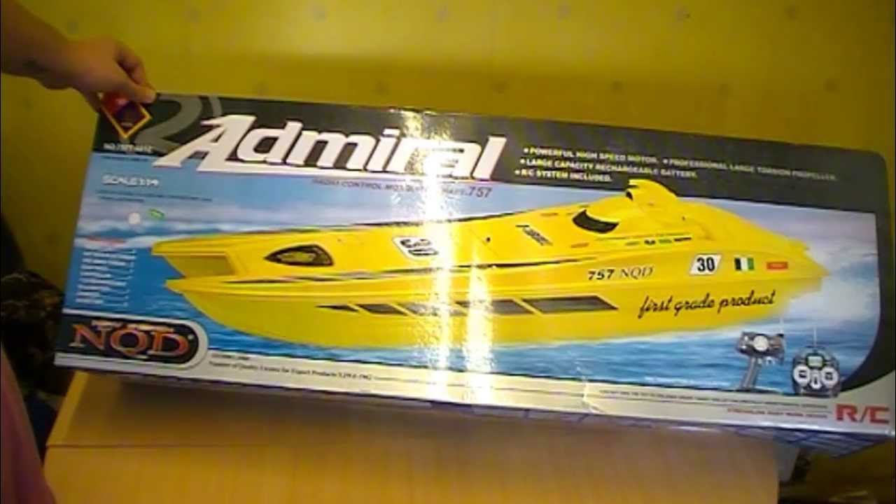 NQD ADMIRAL SPEED BOAT UNBOXING