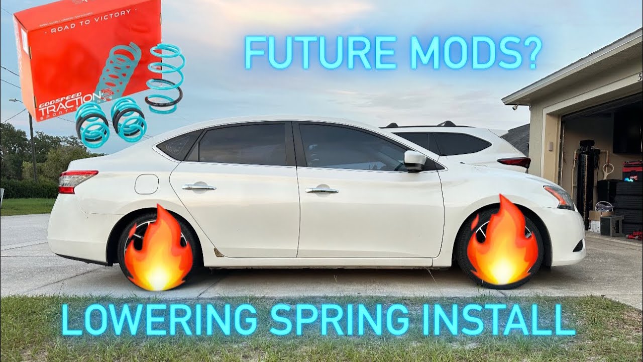 Lowering My Wife’s B17 Nissan Sentra! + Future Mod Plans!