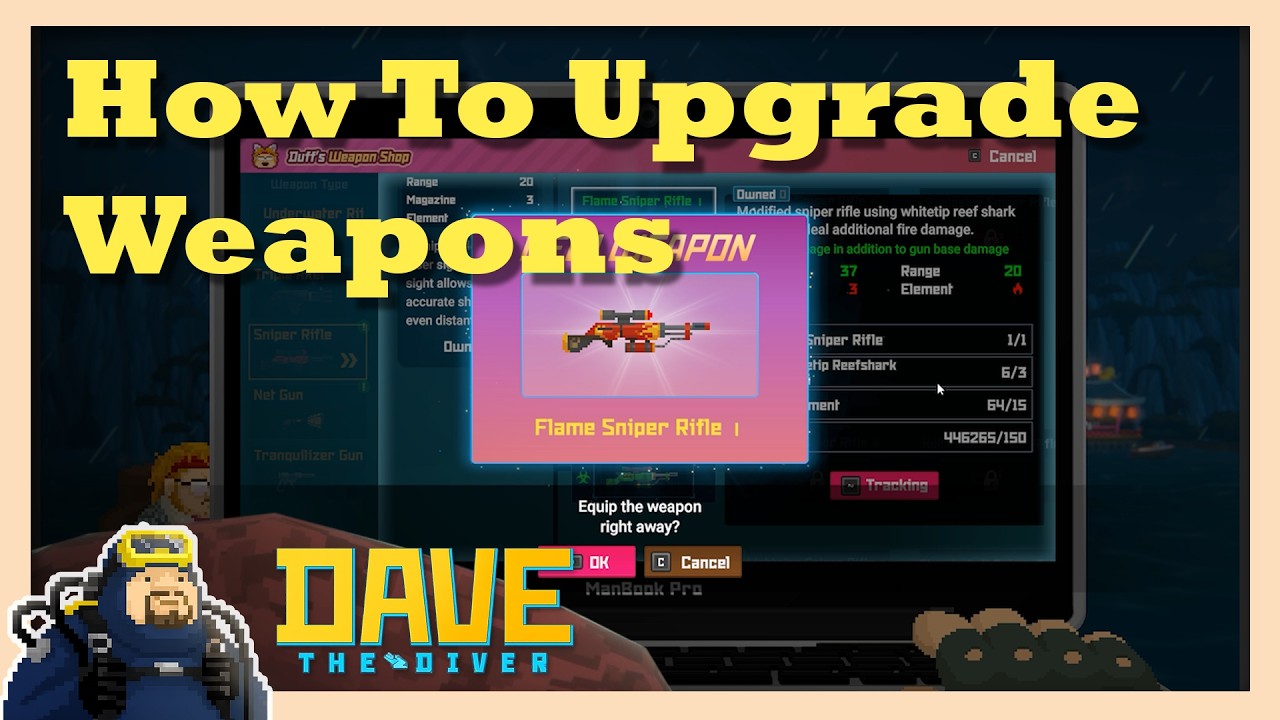 How to Upgrade Weapons | Dave the Diver Guide
