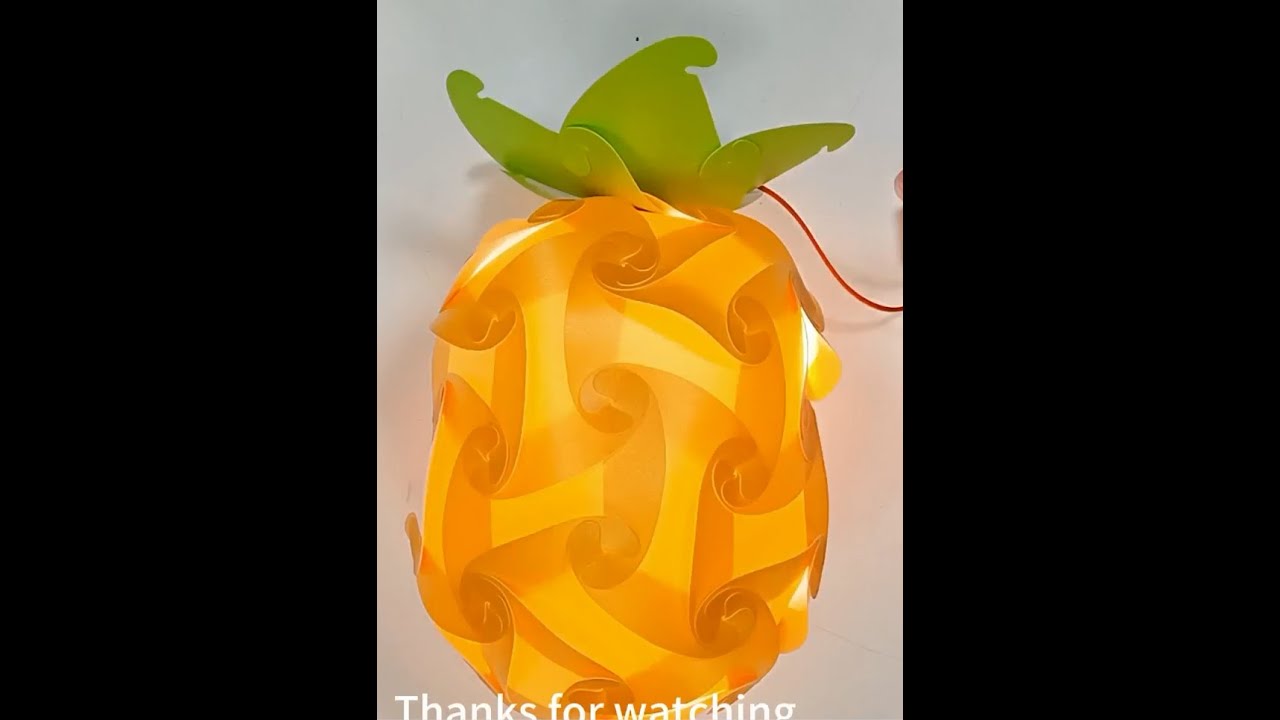 Pineapple Lantern Making Guide