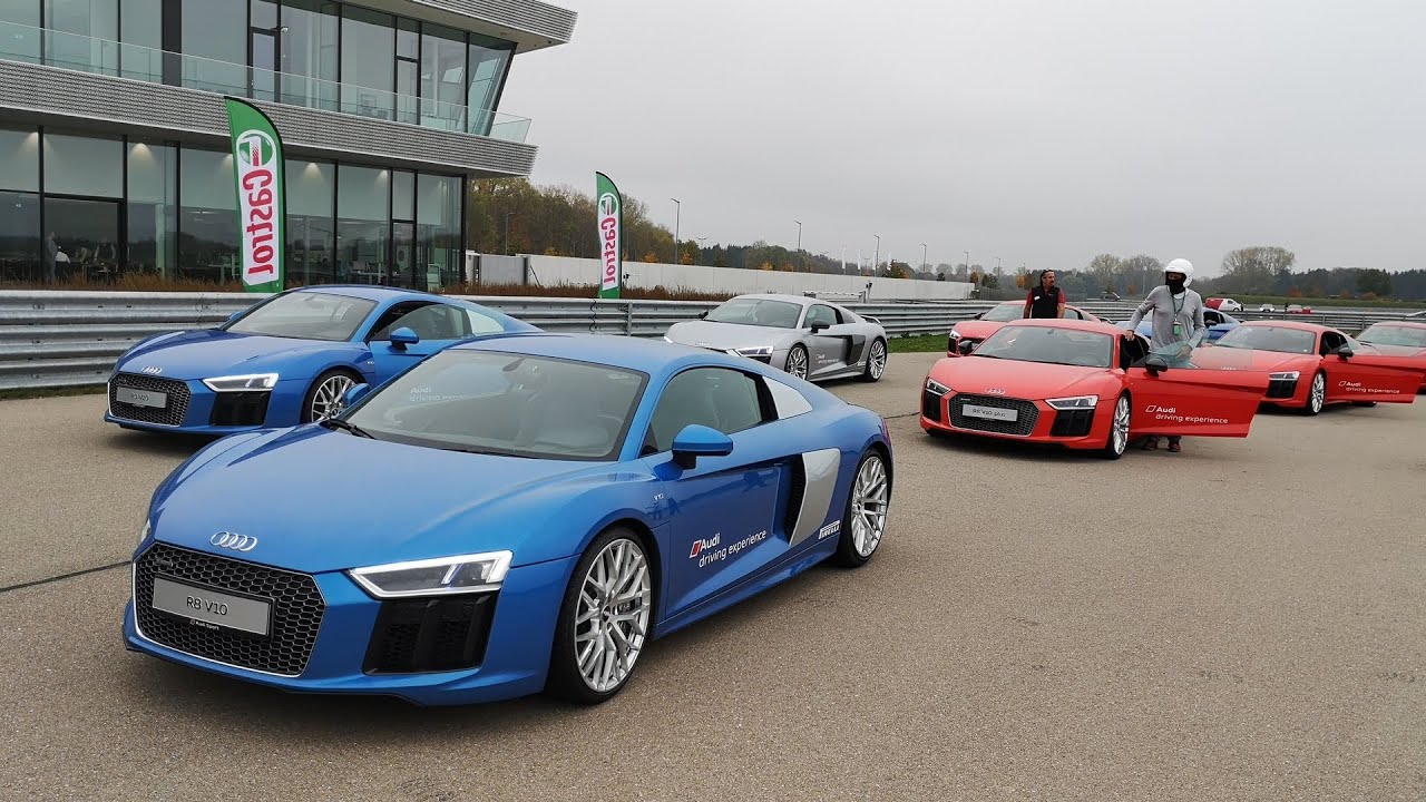 1 Runde mit Frank Biela auf der Audi Teststrecke (Neuburg) - Audi driving experience 2019 by Castrol