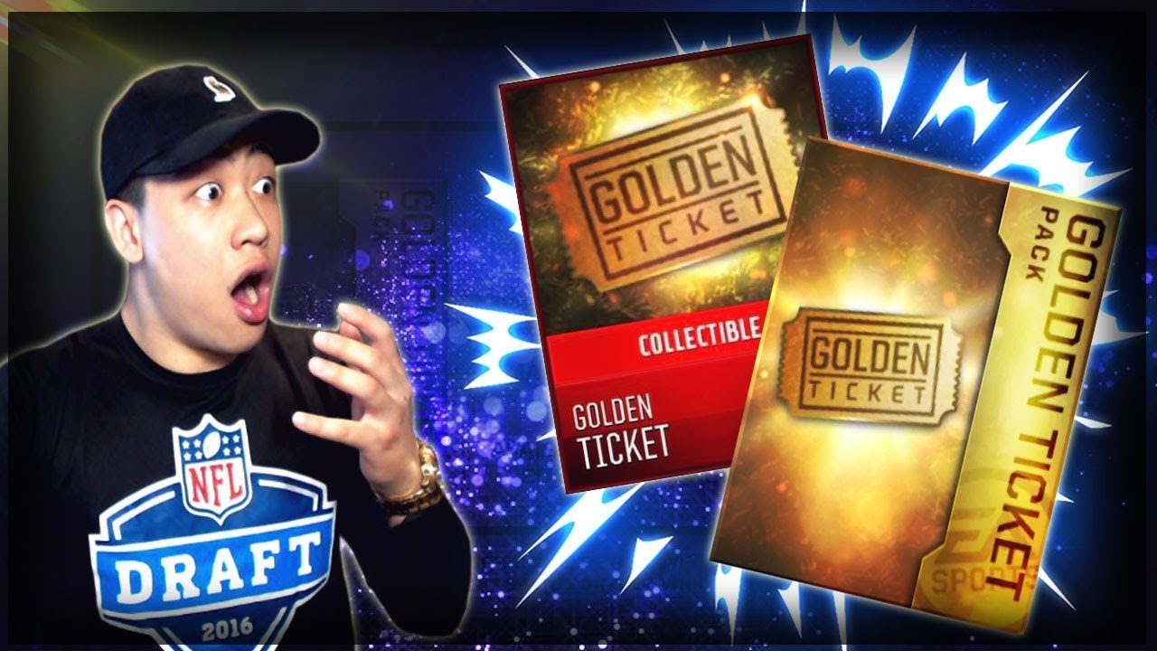 GOLDEN TICKETS ARE HERE!! MADDEN MOBILE 18 GOLDEN TICKET PACK OPENING!!