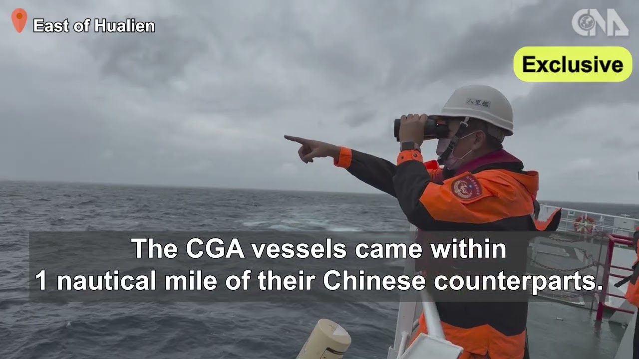 Taiwan CGA sends patrol vessels to monitor Chinese coast guard boats