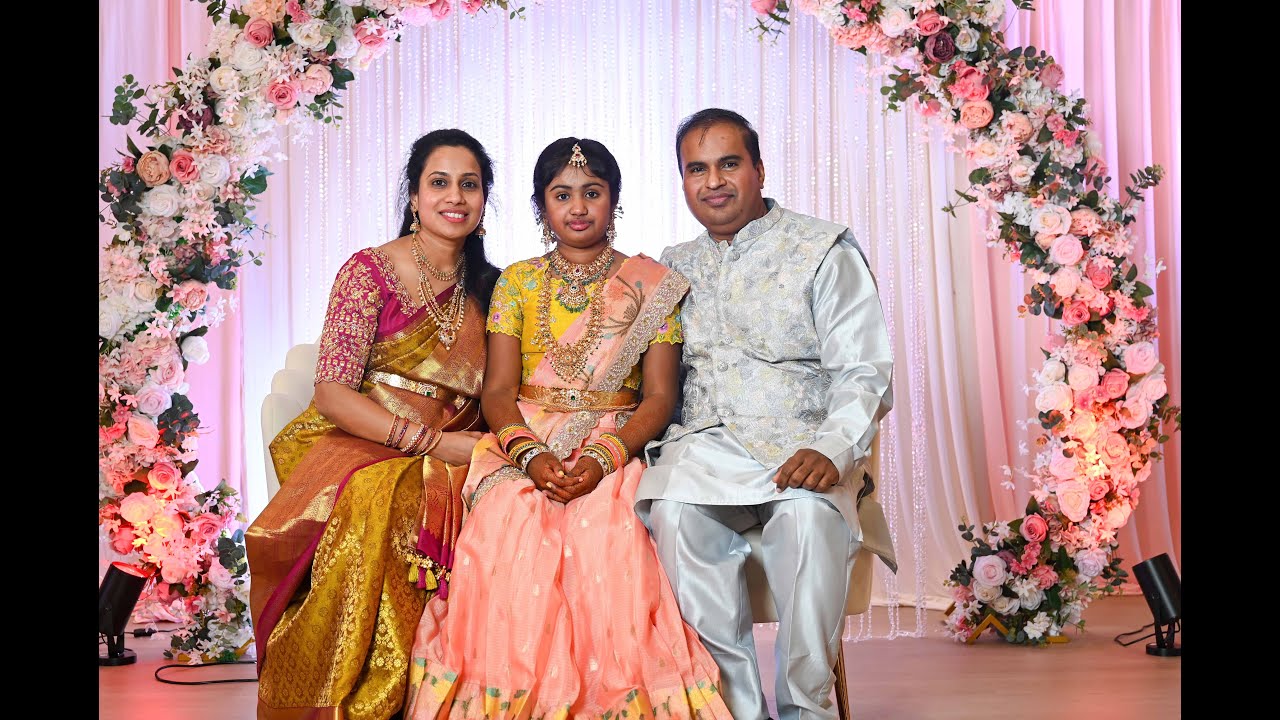 🎉 Ridhi's Half Saree Ceremony: A Journey Through Tradition & Celebration 🎉