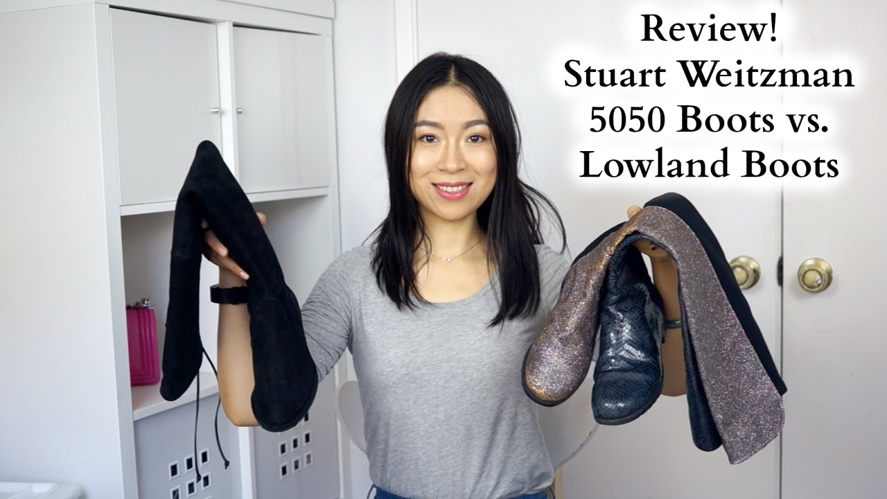 Stuart Weitzman 5050 Boots vs. Lowland Boots Review | English Subs | SW靴子对比评测