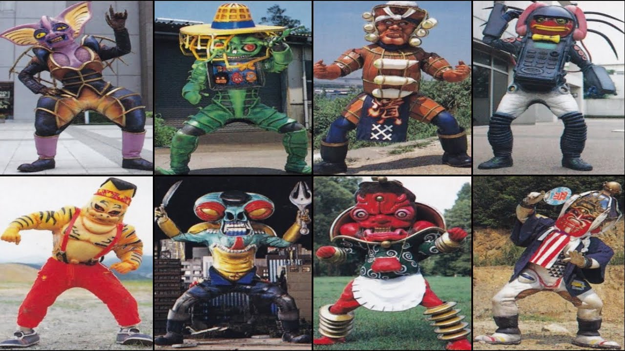 All Carranger Monsters/Villains