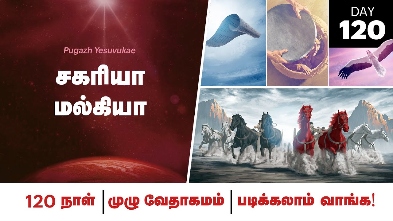 🔴 சகரியா & மல்கியா / Day -120 / Entire Bible in 120 days / Tamil Audio Bible
