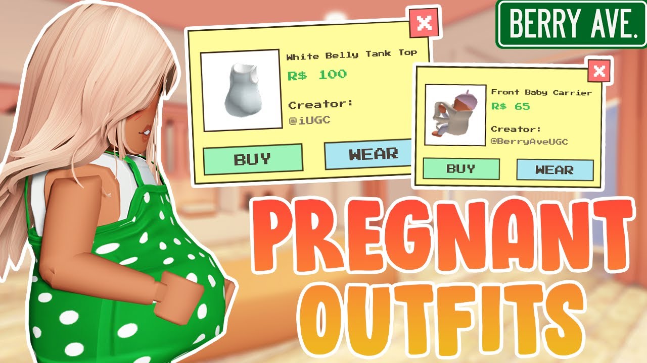 🤰10 СПОСОБОВ ВЫГЛЯДЕТЬ *БЕРЕМЕННОЙ* в Roblox!👶*с кодами*