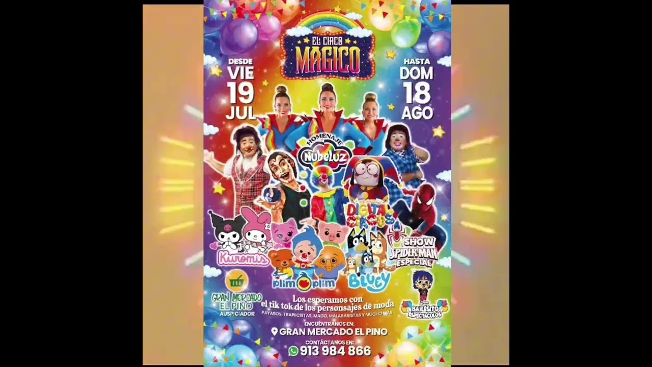 Spot publicitario circo Mágico lima distrito carabayllo . Perú