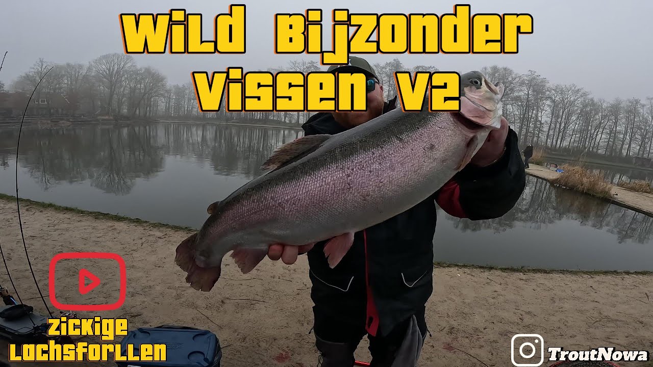 Wild Bijzonder Vissen - Forellenangeln im Winter - zickige Lachsforellen
