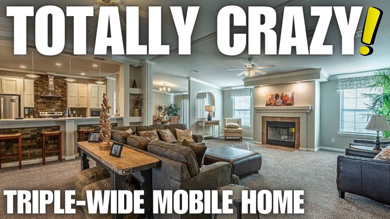 Guaranteed to AMAZE you once we step inside this GIGANTIC triple wide mobile home!