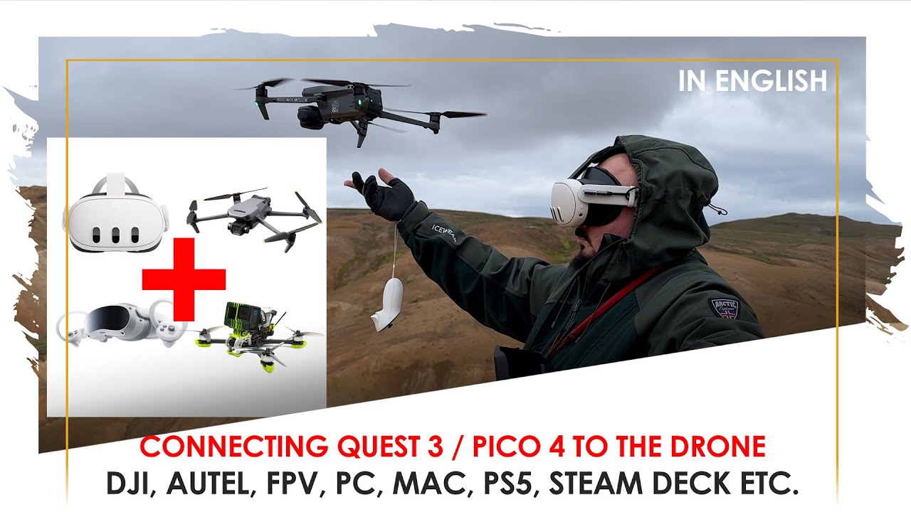 How to connect VR glasses to DJI, Autel, FPV drones, to Steam Deck, PS5 etc.
