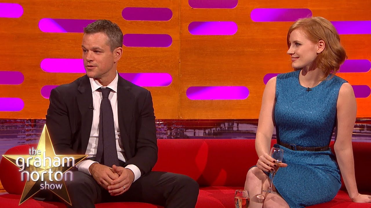 Matt Damon&rsquo;s Man Bun Gives Twitter a Lady Boner - The Graham Norton Show